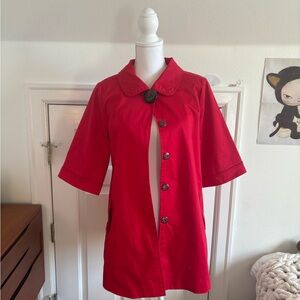 Luii Vibrant Red Outerwear